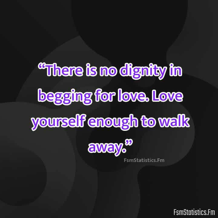 NEVER BEG TO BE LOVED QUOTES – Fsmstatistics.fm
