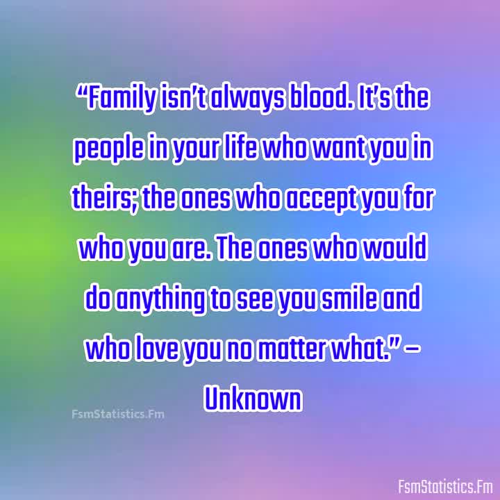 FAKE FAMILY THAT DONT BOTHER QUOTES – Fsmstatistics.fm
