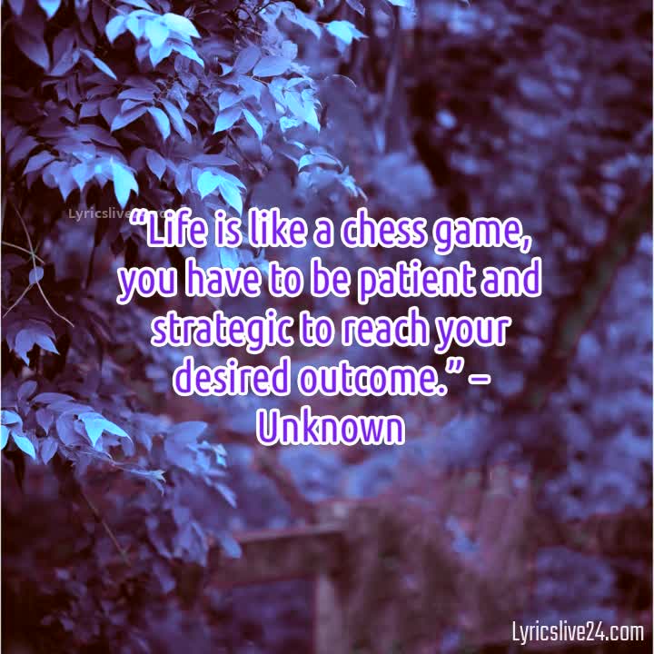 Our life is like a game of chess, if we want to win we have to move  forward. #lifegame #chesslearning #lifelearnings #wininlife…