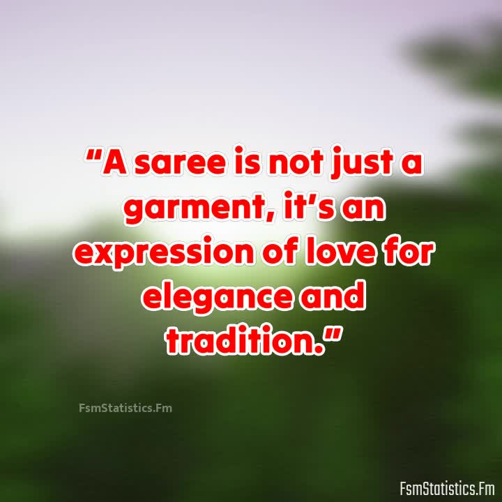 150+ New Inspiring Hindi & English Quotes for Saree Lover - 2023