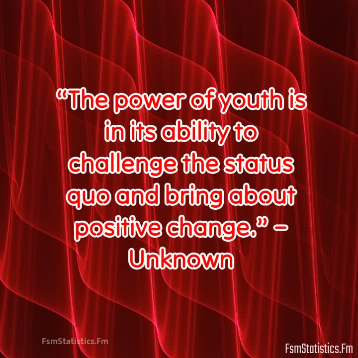 QUOTES ON YOUTH POWER – Fsmstatistics.fm