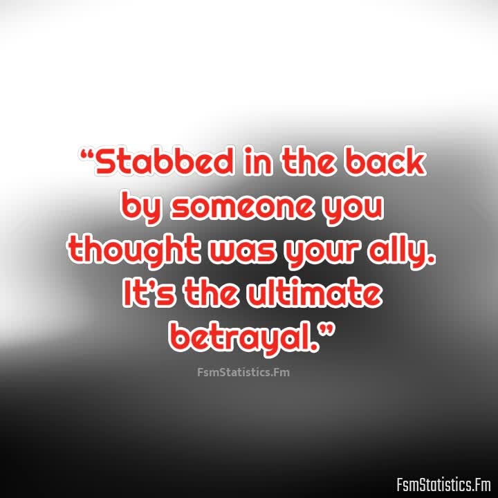 28+ Getting Stabbed In The Back Quotes